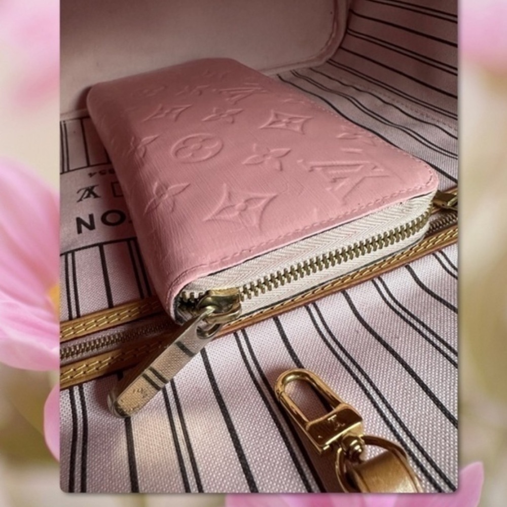 AUTHENTIC LOUIS VUITTON SPAIN PINK BALLERINE ZIPPY WALLET - Picture 8 of 16